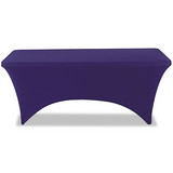 Iceberg 16526 Stretch-Fabric Table Cover, Polyester/Spandex, 30