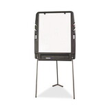 ICEBERG ENTERPRISES ICE30227 Portable Flipchart Easel With Dry Erase Surface, Resin, 35 X 30 X 73, Charcoal