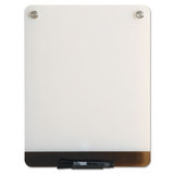 Iceberg ICE31120 Clarity Glass Personal Dry Erase Boards, Ultra-White Backing, 12 X 16