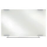 Iceberg ICE31150 Clarity Glass Dry Erase Board with Aluminum Trim, 60 x 36, White Surface