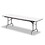 ICEBERG ENTERPRISES ICE55227 Premium Wood Laminate Folding Table, Rectangular, 72w X 30d X 29h, Gray/charcoal, Price/EA