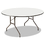 Iceberg ICE55267 OfficeWorks Wood Folding Table, Round, 60" x 29", Gray Top, Charcoal Base, Price/EA