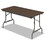 ICEBERG ENTERPRISES ICE55314 Economy Wood Laminate Folding Table, Rectangular, 60w X 30d X 29h, Walnut, Price/EA