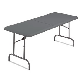 Iceberg 65457 IndestrucTables Too 1200 Series Bi-Fold Table, 60w x 30d x 29h, Charcoal