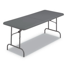 Iceberg 65467 IndestrucTables Too 1200 Series Folding Table, 30w x 72d x 29h, Charcoal