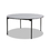 Iceberg ICE65867 Maxx Legroom Wood Folding Table, Round, 60" x 29.5", Gray/Charcoal, Price/EA