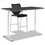 Iceberg ICE69317 Arc Sit-To-Stand Tables, Rectangular Top, 30w X 60d X 30-42h, Graphite/silver, Price/EA