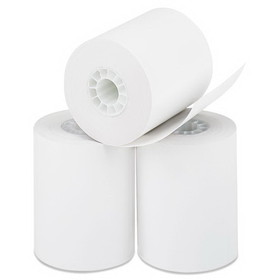 Iconex ICX90780549 Direct Thermal Printing Paper Rolls, 0.45" Core, 2.25" x 85 ft, White, 50/Carton