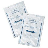 SecurIT ICX94190068 Tamper-Evident Deposit Bag, Plastic, 9 x 12, White, 100/Pack