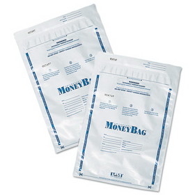 SecurIT PMC58001 Tamper-Evident Deposit Bags, 9 x 12, Plastic, White, 100 per Pack