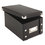 IDEASTREAM CONSUMER PRODUCTS IDESNS01577 Collapsible Index Card File Box, Holds 1,100 4 X 6 Cards, Black, Price/EA