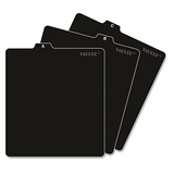 Vaultz IDEVZ01176 A-Z Cd File Guides, 5 X 5 3/4, Black