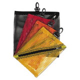 Vaultz IDEVZ01211 Vaultz Mesh Storage Bags, Black; Orange; Red; Yellow