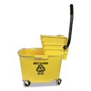 Impact IMP6Y26353Y Side-Press Squeeze Wringer/Plastic Bucket Combo, 12 to 32 oz, Yellow
