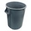 Impact IMP 7732 GRE Advanced Gator Waste Container, Round, Plastic, 32 gal, Gray, Price/EA