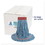 Impact LF0003 Microfiber Tube Wet Mops, 15 x 2, Blue, 12/Carton, Price/CT