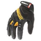 Ironclad IRNSDG205XL Superduty Gloves. X-Large, Black/yellow, 1 Pair