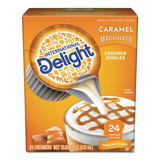 International Delight WWI101766 Flavored Liquid Non-Dairy Coffee Creamer, Caramel Macchiato, Mini Cups, 24/Box
