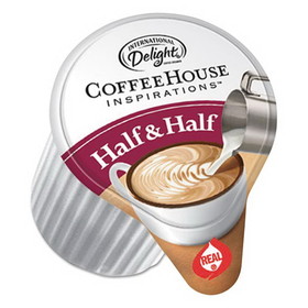 International Delight UPC102042 Coffee House Inspirations Half & Half,  0.38 oz, 180/Carton