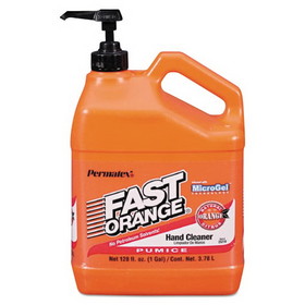 Fast Orange 25219 Pumice Hand Cleaner, Citrus Scent, 1 gal Dispenser, 4/Carton