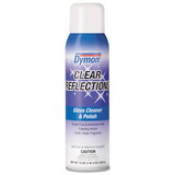 Dymon 38520 Clear Reflections Mirror & Glass Cleaner, 20 oz, Aerosol, 12/Carton