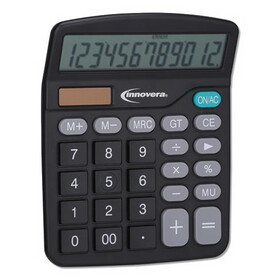 Innovera IVR15923 15923 Desktop Calculator, 12-Digit LCD