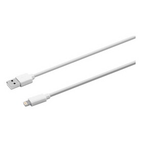 Innovera IVR30020 USB Apple Lightning Cable, 6 ft, White