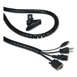 Innovera IVR39660 Cable Management Coiled Tube, 0.75