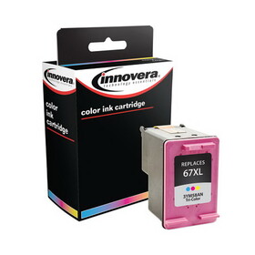 Innovera IVR3YM58AN Remanufactured Tri-Color Ink, Replacement for 67XL (3YM58AN), 200 Page-Yield