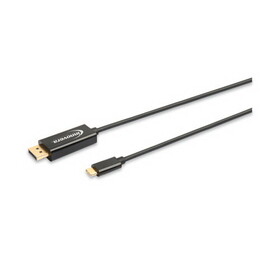 Innovera IVR50020 USB Type-C to DisplayPort Adapter, 6 ft, Black