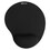 INNOVERA IVR50448 Mouse Pad W/gel Wrist Pad, Nonskid Base, 10-3/8 X 8-7/8, Black, Price/EA