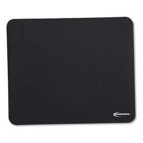 INNOVERA IVR52448 Natural Rubber Mouse Pad, Black