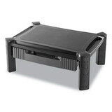 Innovera IVR55050 Large Monitor Stand with Cable Management and Drawer, 18 3/8