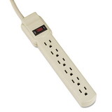 Innovera IVR73304 Six-Outlet Power Strip, 4-Foot Cord, 1-15/16 X 10-3/16 X 1-3/16, Ivory