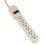 Innovera IVR73304 Power Strip, 6 Outlets, 4 ft Cord, Ivory, Price/EA