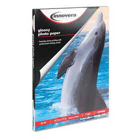 Innovera IVR99450 Glossy Photo Paper, 8-1/2 X 11, 50 Sheets/pack