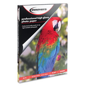 Innovera IVR99550 High-Gloss Photo Paper, 8-1/2 X 11, 50 Sheets/pack
