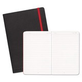 Black n' Red JDK400065000 Flexible Cover Casebound Notebooks, SCRIBZEE Compatible, 1-Subject, Wide/Legal Rule, Black Cover, (71) 8.25 x 5.75 Sheets