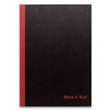 Black n' Red JDK400110531 Hardcover Casebound Notebooks, SCRIBZEE Compatible, 1-Subject, Wide/Legal Rule, Black Cover, (96) 9.75 x 6.75 Sheets