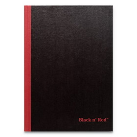 Black n' Red 400110531 Hardcover Casebound Notebooks, 1 Subject, Wide/Legal Rule, Black/Red Cover, 9.88 x 7, 96 Sheets