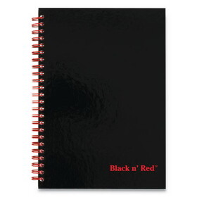 Black n' Red 400110532 Hardcover Twinwire Notebooks, 1 Subject, Wide/Legal Rule, Black/Red Cover, 9.88 x 7, 70 Sheets