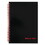 Black n' Red JDK400110532 Hardcover Twinwire Notebooks, SCRIBZEE Compatible, 1-Subject, Wide/Legal Rule, Black Cover, (70) 9.88 x 6.88 Sheets, Price/EA