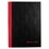 Black N' Red JDKE66857 Hardcover Casebound Notebooks, SCRIBZEE Compatible, 1-Subject, Wide/Legal Rule, Black Cover, (96) 8.25 x 5.63 Sheets, Price/EA