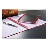 Black N' Red JDKE67008 Twin Wire Poly Cover Notebook, Legal Rule, 8 1/4 X 11 3/4, 70 Sheets