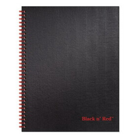 Black N' Red JDKK67030 Hardcover Twinwire Notebooks, SCRIBZEE Compatible, 1-Subject, Wide/Legal Rule, Black Cover, (70) 11 x 8.5 Sheets