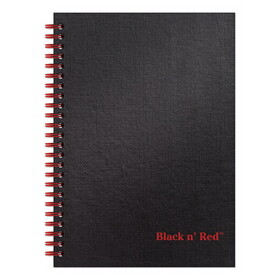 Black N' Red JDKL67000 Twinwire Hardcover Notebook, Legal Rule, 5 7/8 X 8 1/4, White, 70 Sheets