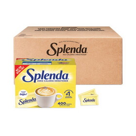Splenda JOJ200411CT No Calorie Sweetener Packets, 0.035 oz Packets, 400/Box, 6 Boxes/Carton