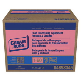 Cream Suds JOY43611 Manual Pot and Pan Presoak and Detergent with Phosphate, Baby Powder Scent, Powder, 25 lb Box