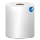 Scott KCC01000 Hard Roll Towels, 8 X 1000ft, White, 12 Rolls/carton