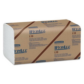 WypAll KCC01770 L10 SANI-PREP Dairy Towels, Banded, 2-Ply, 9.3 x 10.5, Unscented, White, 200/Pack, 12 Packs/Carton
